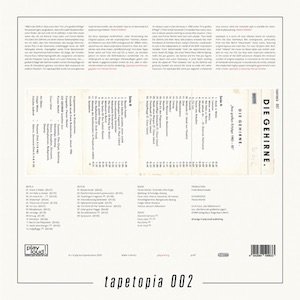 画像2: Die Gehirne "Tapetopia 002 (Ihre Großen Erfolge 1983-85)" [LP]