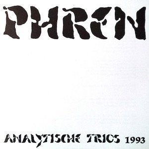 画像1: Phren "Analytische Trios 1993" [CD]