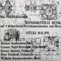 Phren "Experimentelle Musik Auf 4 Präparierten Streichinstrumenten Und Horn (Stucke Mai 1981)" [LP]