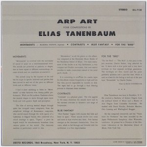 画像2: Elias Tanenbaum "Arp Art +" [CD-R]