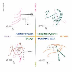 画像1: Anthony Braxton Saxophone Quartet "Sax QT (Lorraine) 2022" [4CD Box + 40 page booklet]