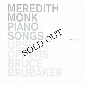 画像1: Meredith Monk "Piano Songs" [CD]