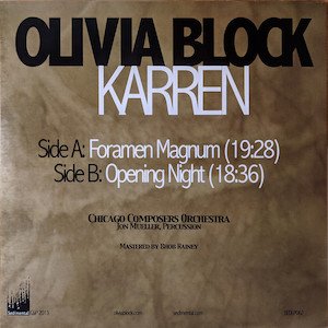 画像2: Olivia Block "Karren" [LP]