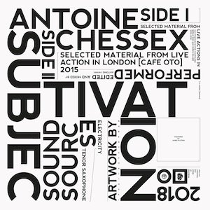 画像: Antoine Chessex "Subjectivation" [LP]