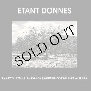 画像: Etant Donnes "L'Opposition Et Les Cases Conjuguees Sont Reconciliees" [CD]