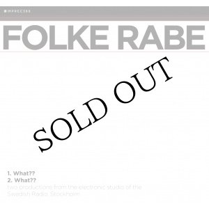 画像: Folke Rabe "What??" [CD]