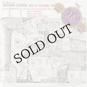 画像: Arthur Custer "Found Objects" [CD-R]