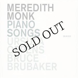 画像: Meredith Monk "Piano Songs" [CD]