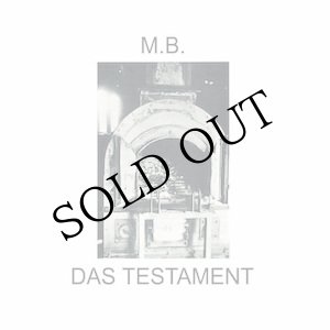 画像: M.B. "Das Testament" [CD]