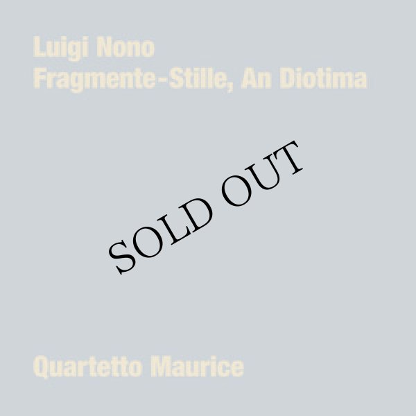 画像1: Luigi Nono "Fragmente - Stille, An Diotima" [LP + Book]