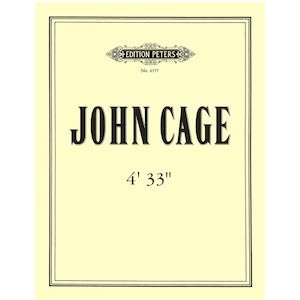 画像: John Cage "4'33" [Score]