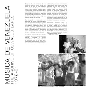 画像2: Oswaldo Lares "Musica De Venezuela 1972-81" [CD]