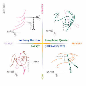 画像1: Anthony Braxton Saxophone Quartet "Sax QT (Lorraine) 2022" [4CD Box + 40 page booklet]