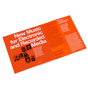 画像3: V.A "New Music for Electronic and Recorded Media" [Red LP + Large Booklet]